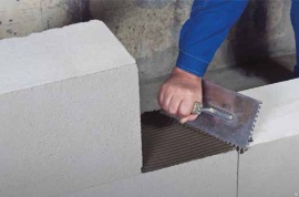 Сухие строительные смеси для укладки газоблоков от компании «Стройдом-Юг»